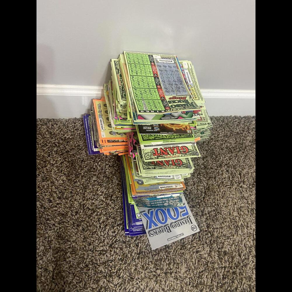Scratch-Off Lottery Tickets Tennessee Not Winners *NOT SCANNED IN  $6,200+